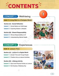 كتاب المعاصر انجليزي للصف الثاني بكالوريا الترم الاول pdf 2027