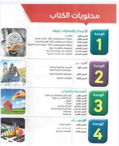 كتاب المعاصر رياضيات للصف الاول الاعدادي الترم الاول pdf 2027