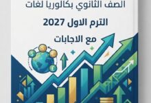 تقييمات الثقافة المالية الصف الثانوي بكالوريا لغات الترم الاول PDF 2027 مع الاجابات
